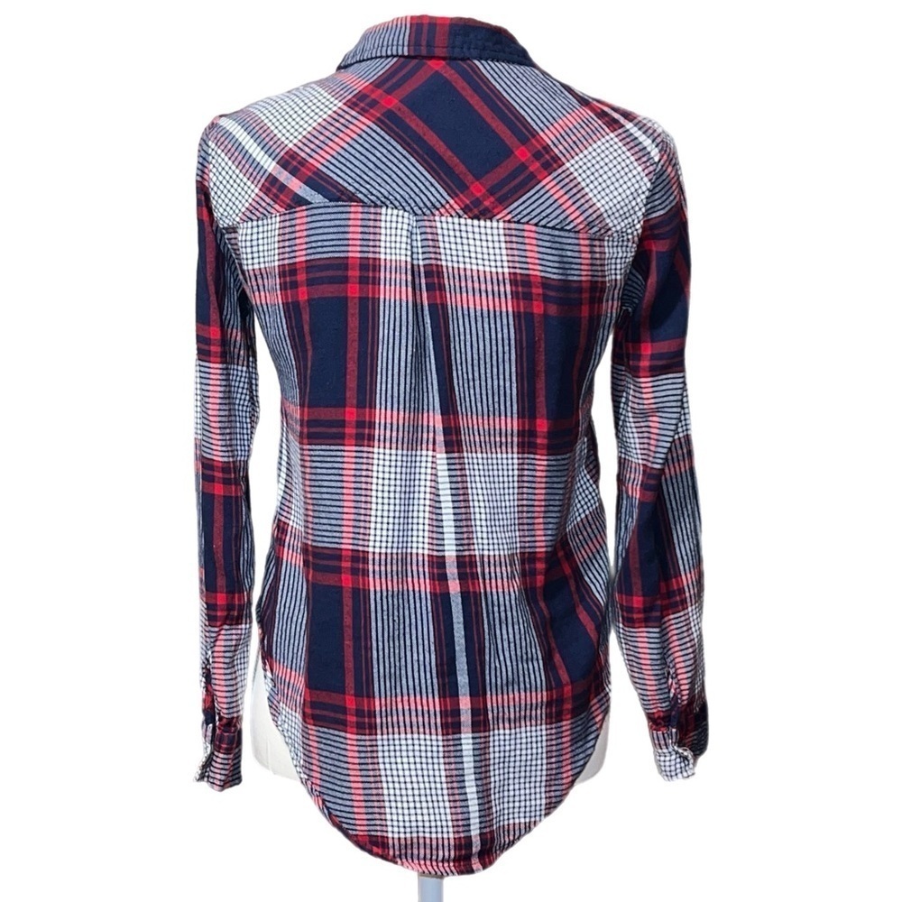 Ambiance - Plaid Flannel Button Down Shirt - Size Small - Picture 3 of 7